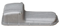 PML Nailhead V8 oil pan, cast finish, drain