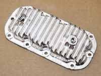 shiny, burnished aluminum Transfer Case Cover