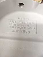 PML Differential cover P/N 10815