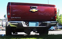 2007 Chevy Colorado, view from back, showing PML differential cover