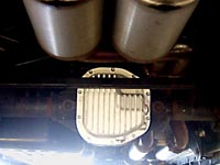 PML Dana 44/226 Differential Cover, as-cast, installed on a 2008 Grand Cherokee