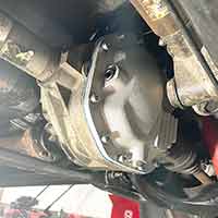 PML front differential cover installed on 2004 Ram 1500, fill and level check