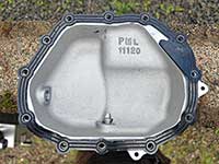 GM front differential gasket on PML cover