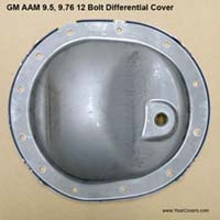 GM AAM Stock 9.5, 9.76 12 Bolt Rear Differential Cover