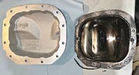 Ford OEM cover and PML cover for 12 bolt Super 8.8 differentials, inside