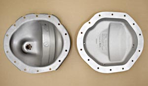 Titan 14 bolt differential cover, PML compared to stock, inside