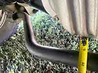 PML Dana M300 cover installed on F550 truck, view from right