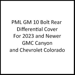GM 2023+ Canyon, Colorado Rear 10 Bolt