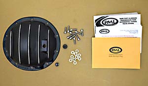 Included with PML GM 10 Bolt 2023 and newer rear diff cover, black powder coat finish