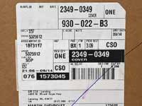 GM OEM Dana M210 differential cover, box label