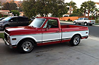 PML rear axle cover installed on a 1972 Chevy C10