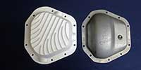 PML Dana 44 Differential Cover 9426 top view compared to stock