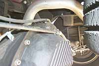 PML diff cover and brake line on 2006 Silverado 1500HD