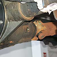 differential fluid level check on carrier