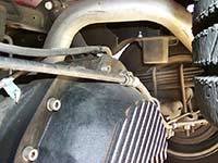 PML diff cover and brake line on 2006 Silverado 1500HD