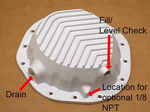 PML GM 14 bolt 9.5 drain and level check