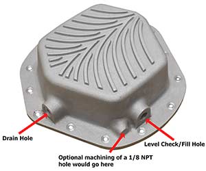 PML Duramax Differential Cover drain and fill