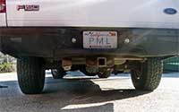 Ford F150, 1997, with PML rear axle cover