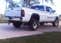 PML Dana 80 differential cover on a 2001 Dodge Ram 2500, manual transmission