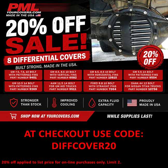 Select differential covers on sale