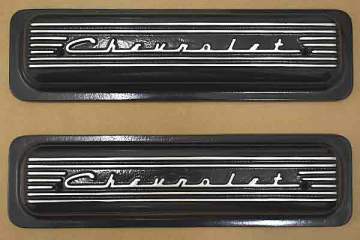 Chevy Small Block, 1987 to 1998, Center Bolt, CHEVROLET Script And Fins, SPECIAL 415