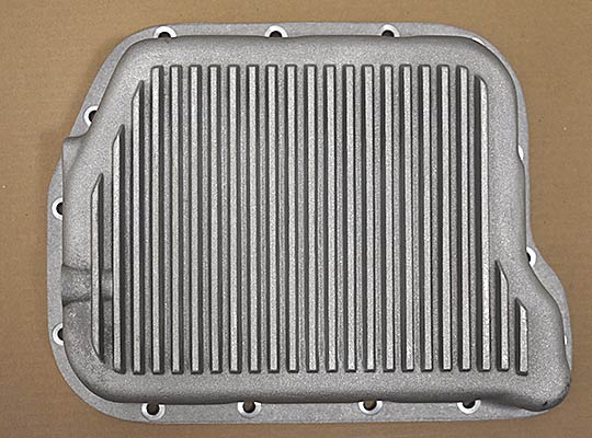 Top down view of transmission pan.