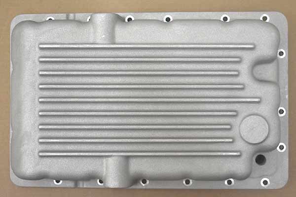 Top down view of transmission pan.