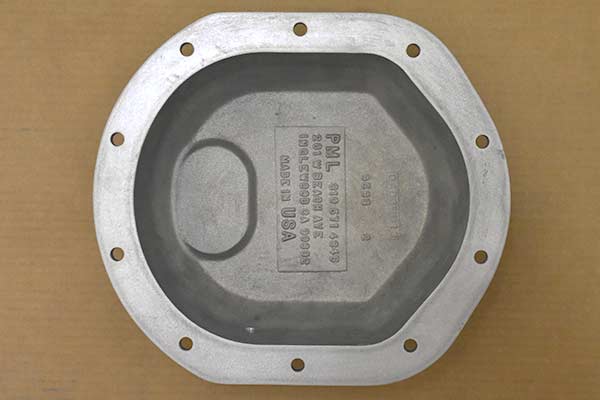 Inside of differential cover.