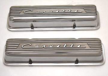 Chevy Small Block, 1959 to 1986, CORVETTE Script and Fins, Polish SPECIAL 469