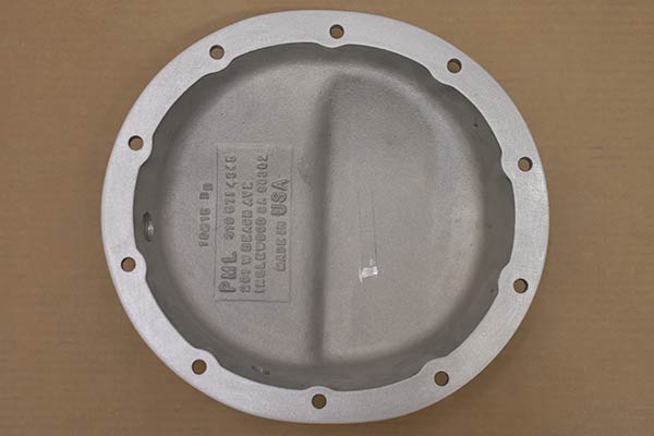 Inside of differential cover.