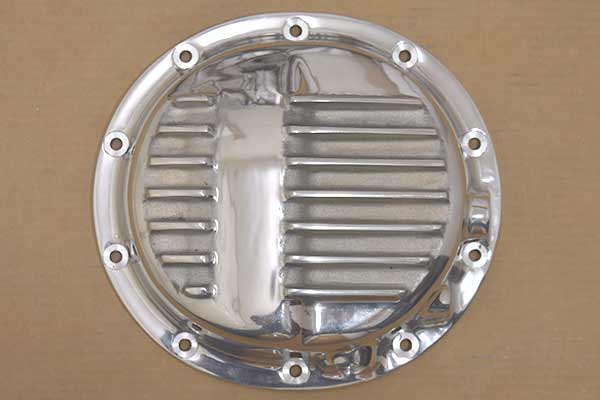 Top down view of differential cover.