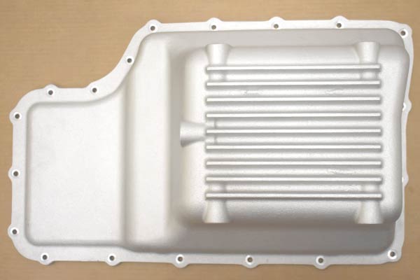 Top down view of transmission pan.