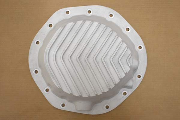 Top down of differential cover.