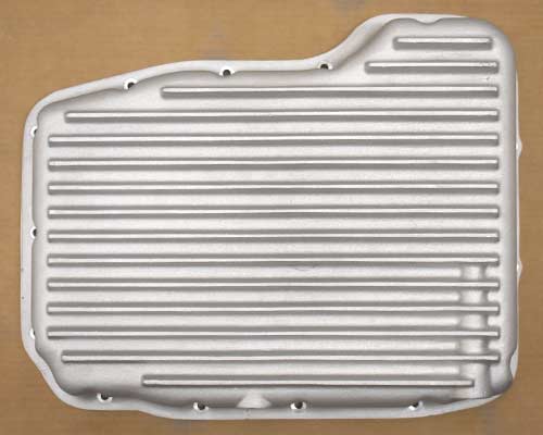 Top down view of transmission pan.