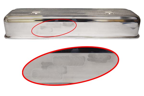 dark area on other valve cover.