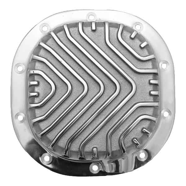 Top down view of differential cover.