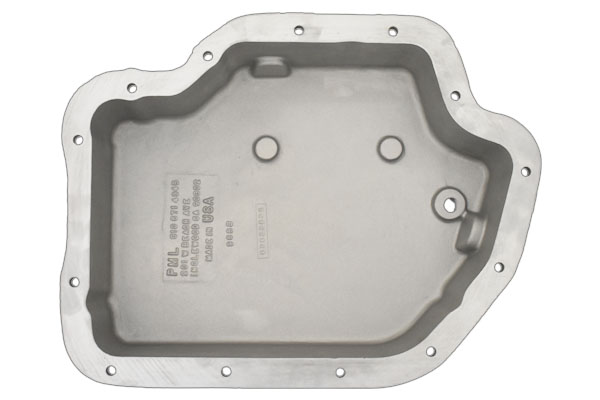 Inside of transmission pan.