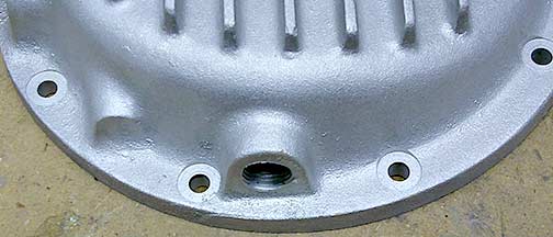 rough finish on the flange