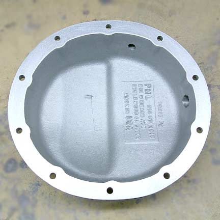 Inside of differential cover.