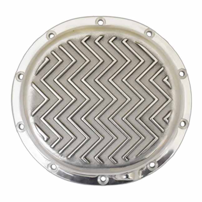 Top down view of differential cover.