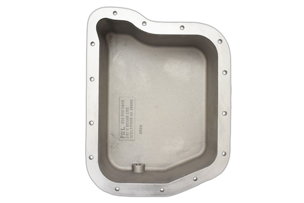 Inside of transmission pan.