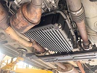 PML pan on a 2004 Grand Cherokee with no clearance issues to frame