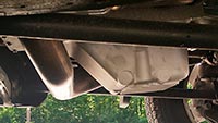 2015 Chevy Silverado 2500HD with a PML GM 6L90 transmission pan