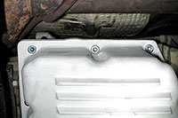 Passenger side of PML pan on 2004 TJ