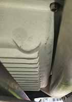 JKU exhaust close to PML pan