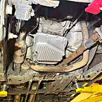 pml transmission pan installed on a 2017 Ram 2500 Power Wagon