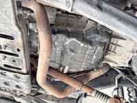 stock 66rfe transmission pan on a 2017 2500