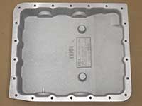 Inside PML Nissan RE5R05A transmission pan, 1 1/2 quarts over stock