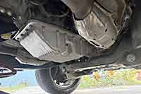 PML A760 transmission pan installed on 2019 Tundra