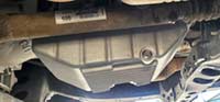 PML transmission pan installed on a 2012 Tacoma